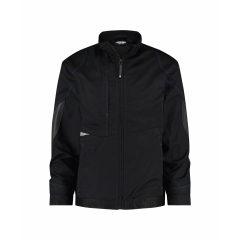 Veste de travail stretch Cordura coupe-vent poches zippées Noir/gris anthracite – Dassy Atom