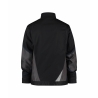 Veste de travail stretch Cordura coupe-vent poches zippées Noir/gris anthracite – Dassy Atom