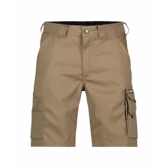 Bermuda de travail multipoches 245 g/m² coupe droite Beige – Dassy Bari