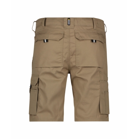 Bermuda de travail multipoches 245 g/m² coupe droite Beige – Dassy Bari