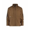 Veste de travail stretch Cordura coupe-vent poches zippées Camel/gris anthracite – Dassy Atom