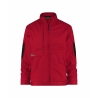 Veste de travail stretch Cordura coupe-vent poches zippées Rouge/noir – Dassy Atom