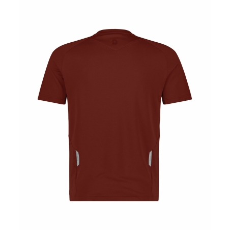 T-shirt de travail antistatique évacuation humidité polyester recyclé Rouge brique – Dassy Fudji