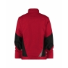 Veste de travail stretch Cordura coupe-vent poches zippées Rouge/noir – Dassy Atom