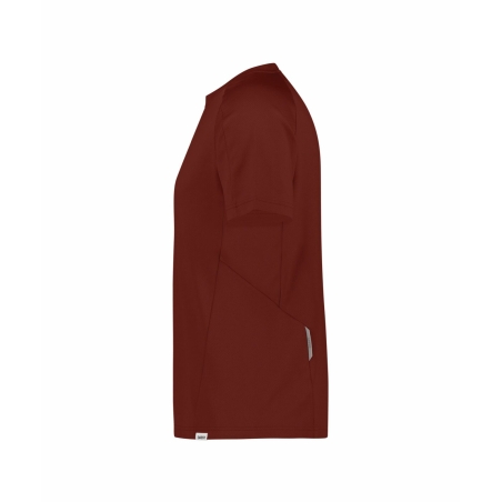 T-shirt de travail antistatique évacuation humidité polyester recyclé Rouge brique – Dassy Fudji