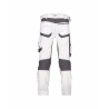 Pantalon de travail stretch multipoches coupe ajustée Blanc/gris anthracite coupe longue – Dassy Dynax