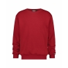 Sweat-shirt de travail col rond manches longues 290 g/m² Rouge – Dassy Lionel