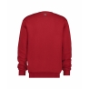 Sweat-shirt de travail col rond manches longues 290 g/m² Rouge – Dassy Lionel