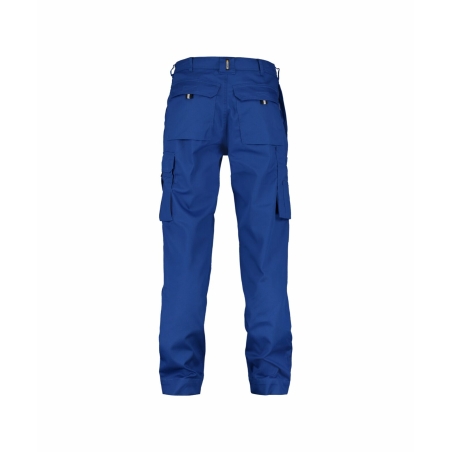 Pantalon de travail multipoches genoux Cordura 300 g/m² Bleu roi coupe courte – Dassy Miami 300