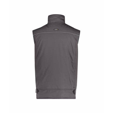 Gilet hiver doublure polaire multipoches avec biais réfléchissants Gris ciment – Dassy Mons