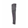 Pantalon de travail multipoches genoux Cordura 300 g/m² Gris ciment coupe longue – Dassy Miami 300
