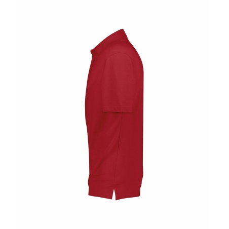 Polo de travail manches courtes 100% coton piqué Rouge – Dassy Leon