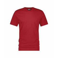 T-shirt manches courtes col rond 180 g/m² coton Rouge – Dassy Oscar