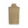 Gilet hiver doublure polaire multipoches avec biais réfléchissants Beige – Dassy Mons