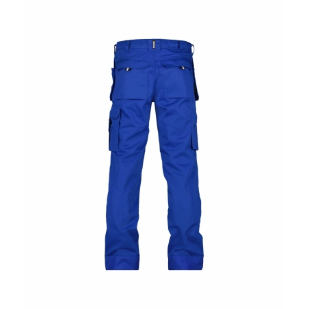 Pantalon de travail multipoches Cordura 300 g/m² Bleu roi coupe courte – Dassy Oxford 300