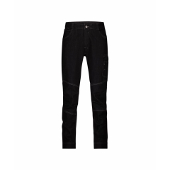 Jean de travail stretch slim fit multipoches renforcé Cordura Noir – Dassy Osaka