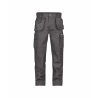 Pantalon de travail multipoches Cordura 300 g/m² Gris ciment coupe courte – Dassy Oxford 300
