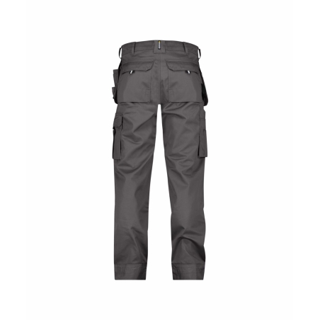 Pantalon de travail multipoches Cordura 300 g/m² Gris ciment coupe courte – Dassy Oxford 300