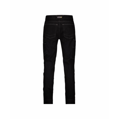 Jean de travail stretch slim fit multipoches renforcé Cordura Noir coupe courte – Dassy Osaka