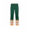 Pantalon de travail haute visibilité multipoches Cordura Vert/orange fluo – Dassy Phoenix