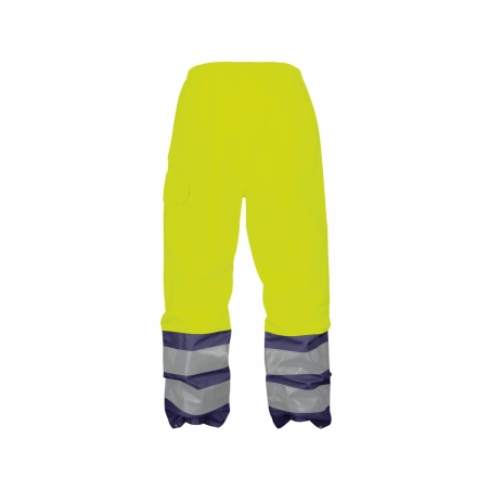 Pantalon haute visibilité imperméable classe 3 EN ISO 20471 Jaune fluo/marine – Dassy Sola