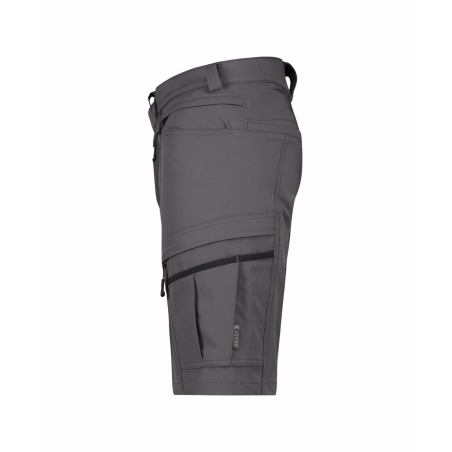 Short de travail stretch multipoches slim fit Gris/noir – Dassy Sparx