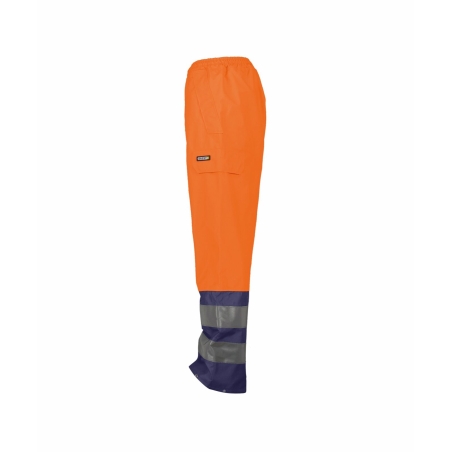Pantalon haute visibilité imperméable classe 3 EN ISO 20471 Orange fluo/marine – Dassy Sola