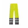 Pantalon haute visibilité imperméable classe 3 EN ISO 20471 Jaune fluo/gris ciment – Dassy Sola