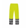 Pantalon haute visibilité imperméable classe 3 EN ISO 20471 Jaune fluo/gris ciment – Dassy Sola