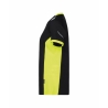 T-shirt de travail femme col rond avec détails réfléchissants Noir/jaune fluo – Dassy Tampico Women
