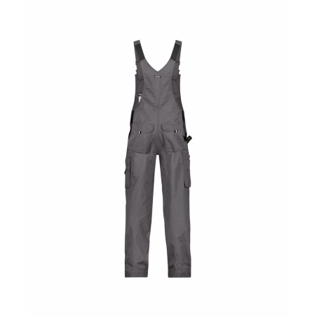 Cotte à bretelles en coton 320 g/m² multipoches Gris ciment – Dassy Ventura Cot