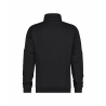 Sweat-shirt de travail zippé coudes renforcés Cordura Noir/gris – Dassy Velox Next