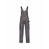 Cotte à bretelles multipoches avec genouillères Cordura 245 g/m² Gris ciment coupe courte – Dassy Ventura