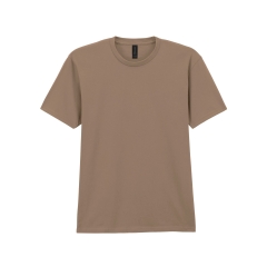 T-shirt Homme Softstyle Midweight Marron Gildan