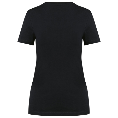 T-shirt Supima® col V manches courtes femme Kariban Premium Noir – vue 2