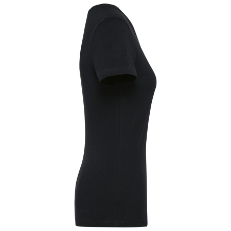 T-shirt Supima® col V manches courtes femme Kariban Premium Noir – vue 3