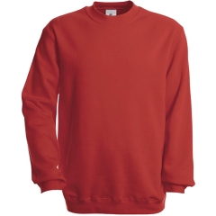 Sweat-shirt col rond Rouge 280 g/m² B&C personnalisé