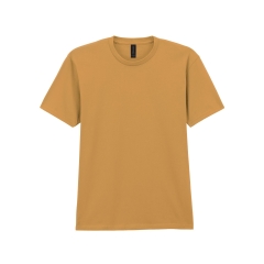 T-shirt homme Softstyle Midweight Gildan – Jaune Moutarde