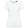 T-shirt Supima® col V blanc femme – Kariban Premium