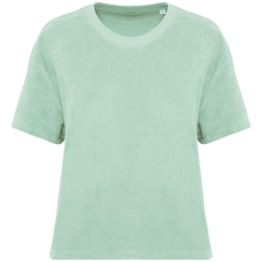 T-shirt éponge oversize écoresponsable femme Vert Native Spirit