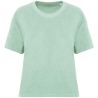 T-shirt éponge oversize écoresponsable femme Vert Native Spirit