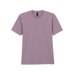 T-shirt Softstyle Midweight Gildan Gris – Col Rond Regular