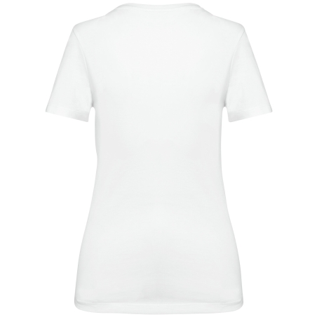 T-shirt Supima® col V blanc femme – Kariban Premium – vue 2