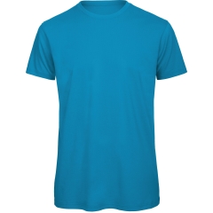T-shirt Organic Inspire col rond Homme Bleu (Atoll) B&C