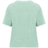 T-shirt éponge oversize écoresponsable femme Vert Native Spirit – vue 2