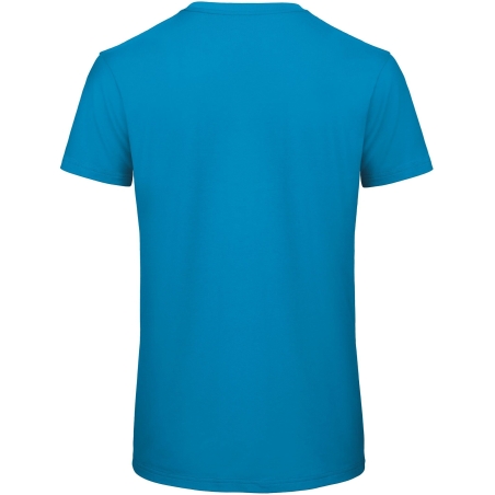 T-shirt Organic Inspire col rond Homme Bleu (Atoll) B&C – vue 2