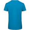 T-shirt Organic Inspire col rond Homme Bleu (Atoll) B&C – vue 2