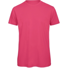 T-shirt Organic Inspire Col Rond Fuchsia Homme B&C