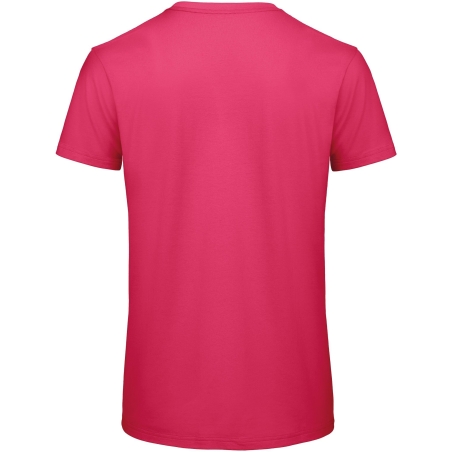 T-shirt Organic Inspire Col Rond Fuchsia Homme B&C – vue 2