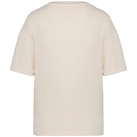 T-shirt éponge oversize écoresponsable femme Blanc Native Spirit – vue 2